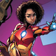 Riri Williams, más conocida por su nombre de superheroína en el Universo Marvel: Iron Heart